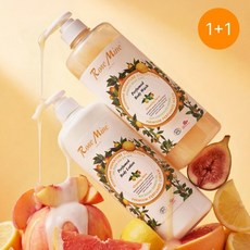 로즈마인 l플러스l 퍼퓸드 바디워시 바디로션 1000ml, 15.로션:머스크앤머스크, 로션:모링가, 1개, 1L