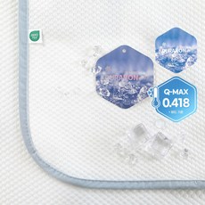 마이아 NEW 100% 고강도 휴비스 듀라론 스노우볼 냉감패드 국내생산(XS/SS/Q)
