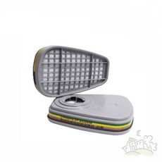 달빛홈즈 화학공장 방독마스크 정화통 6006K 1봉 2개입