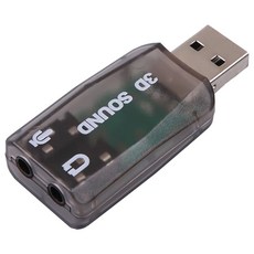 외장 사운드 카드 USB 5.1채널 INV047, 선택없음, 1개