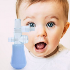 아기코 흡입기 실리콘 신생아 콧물 유아코 흡입기 코막힘 코세척기 스프레이 청소 도구, 1