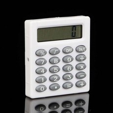 가정용계산기 귀여운계산기 미니계산기 화이트