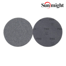태양연마 망사 원형 세라믹 사포 6인치 sunmight 디스크 페이퍼 sun net X713T, 10개