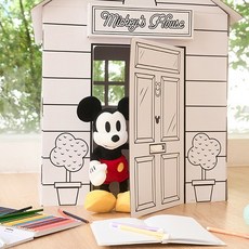 미키와 친구들 페이퍼 하우스 (디즈니 종이집), 1개, 화이트