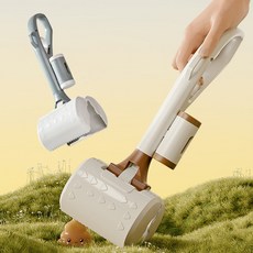 강아지 배변봉투 집게 휴대용 수거기, 그레이