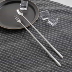 또팔아 롱 스푼/포크 3p 하이볼스푼 긴스푼 롱스푼, 모던카페 롱 스푼 3P