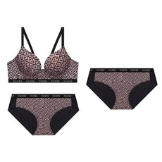 게스 속옷 언더웨어 로고 입체나염 브라1개팬티2개세트GBWBR919GBWBP919PK RSU743 AUP463