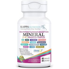 KAPPA NUTRITION 90 Capsules Vitamin K2 Vitamin D3 Zinc Selenium Vanadium Copper Manganese P, KAPPA NUTRITION 90 Capsules,Vi, 1개