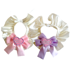 핸드메이드 1+1 반려동물 케이프 26종, 1개, 러브퍼플+핑크