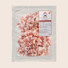 미트인 미국산 돌돌이 냉동 우삼겹 벌크 대용량 실링 1kg, 1개