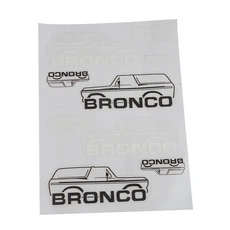 MIBIDAO 시뮬레이션 RC 자동차 바디 스티커 1/10 TRX-4 수비수 D90 D110 금속 접착제 데칼 로고 라벨 장식, [05] 4982-c, 한개옵션1