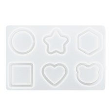 퀵샌드 수지 주조 금형 수지 아트 셰이커 금형 크리스탈 실리콘 중공 금형, 1개, A