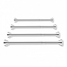 길이 조절 스텐 압축봉 베란다 옷장 침실 거실 커튼봉 샤워봉 스텐봉 빨래 건조대 커텐, 1개