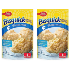 베티 크로커 비스퀵 Bisquick 버터밀크 낱개주문 간단요리 아이들 스낵, 2개, 212g