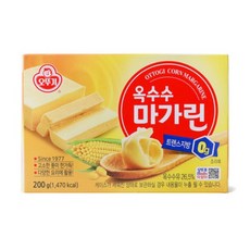 오뚜기 옥수수 마아가린, 200g, 100개