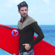 AIRWALK 男款拉鍊長袖防曬泳衣 YAWe5035