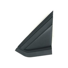 전방 좌측 우측 미러 커버 쿼터 윈도우 트림 삼각형 플레이트 9647011377 9647011277 시트로엥 C4 2004-2010, 1)Black Left