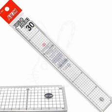 아톰 30cm 제도용 컷팅자 308x45x4mm 눈금자, 상세페이지 참조, 1개