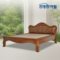 건강한아침 402 흙침대 돌 온열 황토 온돌 2인용 퀸 Q, 황토볼어싱