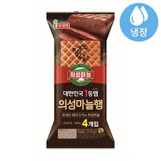 롯데 의성마늘햄 (냉장), 4개, 440g