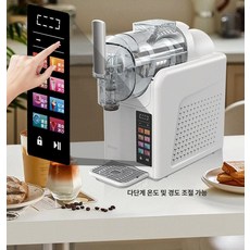 픽랩마켓 슬러시기계 메이커 슬러쉬 업소용슬러시기계, R6 터치스크린 화이트, 기본 색상