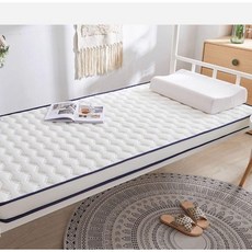 싱글 토퍼 라텍스 돌침대용 매트리스 퀸사이즈 메모리폼 여름용 접이식 국민, 그레이 6cm