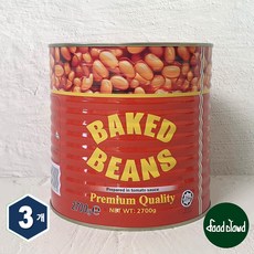 티엠푸드 베이크드빈스 2.7kg 베이키드빈스, 3개