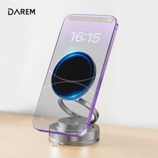다름 360도 진공 흡착 맥세이프 차량용 거치대, 단품, 1개