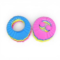 크기조절 샴푸캡 머리감기 어린이 아이 샴푸모자 샤워캡 유아 아기, 일반형 옐로우, 1개