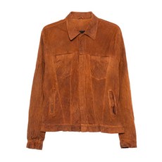 조르지오브라토 워싱 레더 재킷