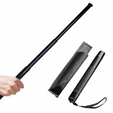길이조절 3단 호신봉 방범봉 삼단봉 lov+6417qf, 블랙, 블랙 1개