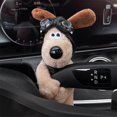 차량용 깜박이 강아지 인형, 1개, 파일럿