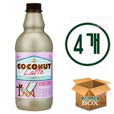 복음자리 코코넛 이지라떼 액상 베이스, 1.8kg, 4개