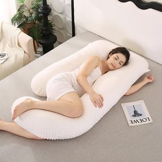 긴 베개 남녀 수면 전용 침대 사계절 베개 옆으로 자는 성인 대형 베개 쿠션, 롱두두 175x90x65cm 3kg, G타입 벨벳빈 화이트
