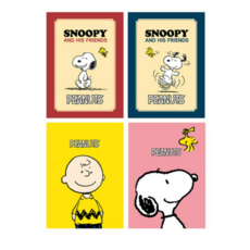 피너츠 스누피 라인노트 8권, 랜덤 발송, 5세트