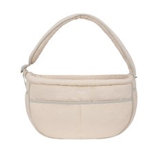 HiDream寵生幾何 山谷軟FuFu系列-外出斜跨寵物外出包 寵物外出, 杏仁奶凍, 1個