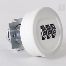 몽키 비밀번호 자물쇠 30mm 화이트 사물함자물쇠