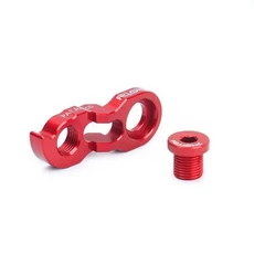 자전거 뒷 변속기 연장 훅 허거, [01] red, 1개