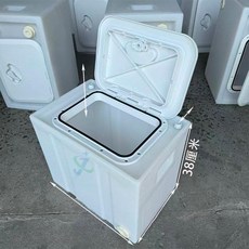 횟집 활어통 수산물 횟감 이송 밀봉 스크레이퍼 어망 물탱크 비늘 중식 원형캡 투명 운송, 50L