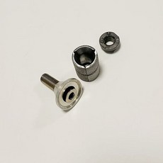 자전거 프론트 포크 확장 잠금 나사 볼트 세트 튜닝 로드바이크 악세사리, 실버