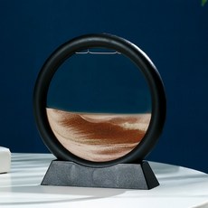 SCS 모래멍 샌드 아트 액자 블랙 브라운 인테리어 소품 힐링 취미 DIY 선물 아트액자
