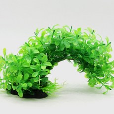 어항 인조수초 구피 치어 열대어 은신처용 수족관 장식, 1개