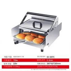 팝업 샌드위치 토스터 뷔페용 액정형 타이머 조식용 굽기, 6M 211 버거 기계, 기본 색상