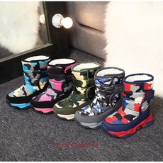 兒童雪地靴童鞋2025新款男童女童雪地靴棉靴加厚保暖防滑靴滑雪靴兒童雪地靴加絨加厚女童保暖靴中大童防滑棉鞋