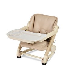unilove Feed Me攜帶式寶寶餐椅 椅身 椅墊/皮革/沙發布墊 典雅/珍奶/輕奢色, ⭐️椅身+皮革 珍奶色⭐️奶茶色