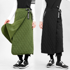 [체스골프-무료배송] 미우 퍼포먼스 카리엘 여성골프 고급 폴라폴리스안감 랩 패딩 방한스커트 골프망토 담요치마