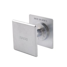 외시경 보조키구멍마개 사각 실버 현관문 도어홀캡 커버용