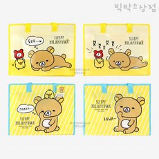 리락쿠마 더 커진 부직포백 중 1p 랜덤 여행용 생활 필수용품 부직포쇼핑백 다용도 가방