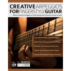 (英文圖書)Creative Arpeggios for Fingerstyle Guitar: Master Expressive Arpeggios to Create... 平裝版, WWW.Fundamental-Changes.com, 英文