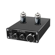 FX-AUDIO TUBE-03MKII 真空管前級耳機擴大機 ESS9023 DAC JRC4556晶片 高低音調整 黑色